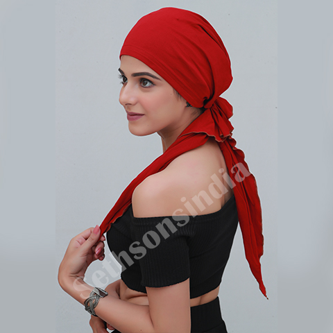 turban head wraps Side Look