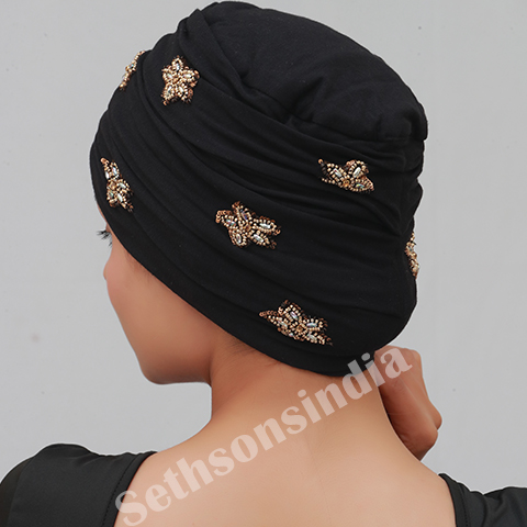turban head wraps Back Look